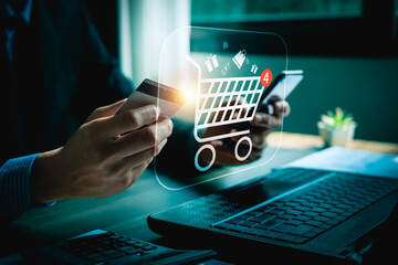 online shopping concept