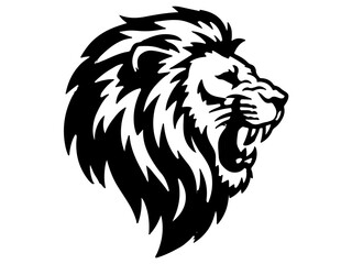 lion head vector art