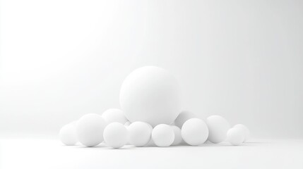Abstract Minimalist Sphere Display