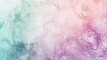 A watercolor abstract illustration with soft brush strokes in pastel pink