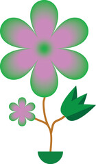 Colorful Flowers Composition