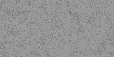 Obraz premium The black on white contours vector topography stylized height of the lines map.Topographic map background geographic line map with seamless ornament design. 