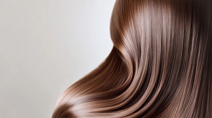 Fototapeta premium Glossy Brown Hair