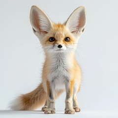 Fototapeta premium a cute little fennec fox - studio portrait
