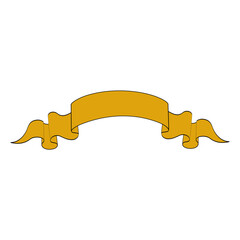 golden banner ribbon