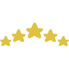 Five stars illustration