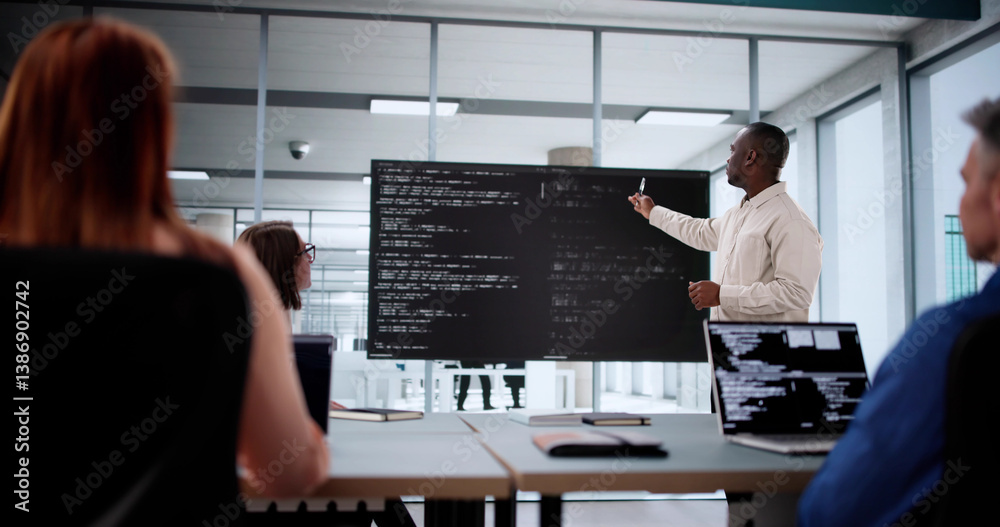 Poster Diverse Group Of Programmers Develop Software