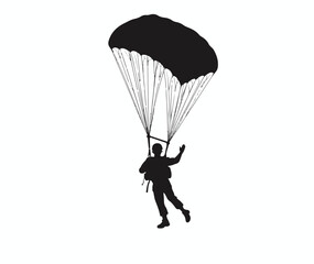 Soldier & Paratrooper Silhouette Set