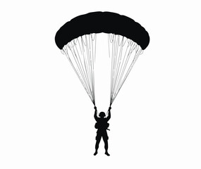 Soldier & Paratrooper Silhouette Set
