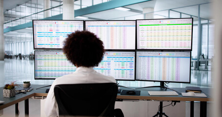 Medical coder manages billing codes on spreadsheets