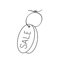 sale and discount tag label