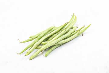 Raw fresh young green bean