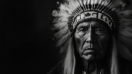 Cultural ceremony participation indigenous lands portrait photography dramatic lighting close-up identity and heritage exploration