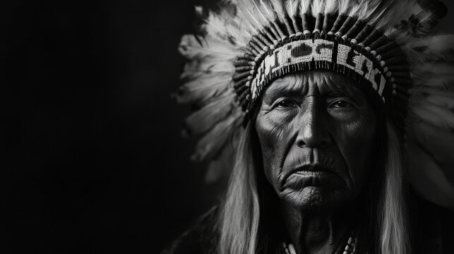 Cultural ceremony participation indigenous lands portrait photography dramatic lighting close-up identity and heritage exploration