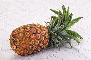 Ripe sweet juicy pineapple fruit