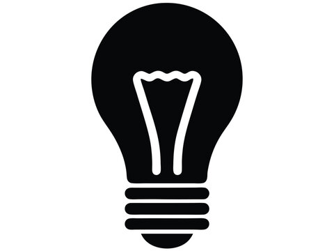 recommend clip art: Minimalist Bulb Silhouette, Edison Bulb Outline, Light Bulb Clipart
