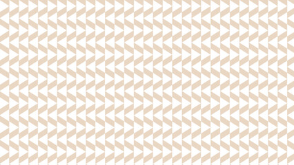 Triangle stripe pattern on beige background. Abstract background with white stripes triangle pattern.