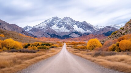 Autumn Mountain Road
