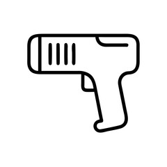 Obraz premium Barcode scanner icon for delivery and courier service concept 