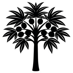 Apple tree-illustration-vector-design 