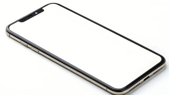 blank mobile phone