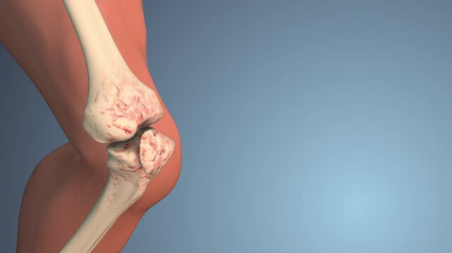 Cancerous Growth in Knee Joint Bones