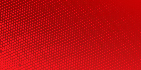 Red diagonal geometric shape with halftone.