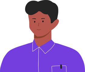 Employee avatar, professional person profile picture and team user frame people portrait