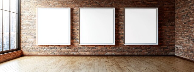 Fototapeta premium Empty Gallery Walls