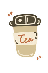 coffee cup with a cup of coffee