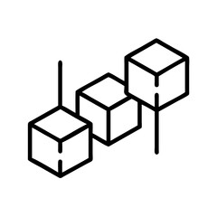 Obraz premium Modern Qubit Cube Design for Advanced Quantum Technology
