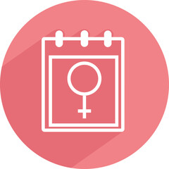 International women day calendar icon