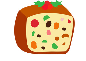 Fruitcake or Christmas cake