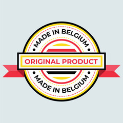 Original Product of Belgium – Authentic Certification Badge