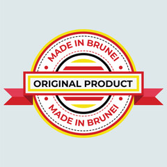 Original Product of Brunei – Authentic Certification Badge