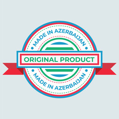 Original Product of Azerbaijan – Authentic Certification Badge