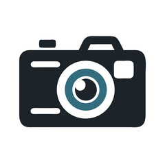 Camera Icon Representing Photography or Capture Icon Design