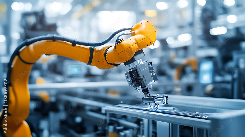 Poster an ai powered system enhancing manufacturing quality control by analyzing product defects, assembly 