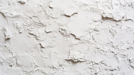 Obraz premium Close up of a white textured surface with peeling paint creating a rough and uneven appearance overall