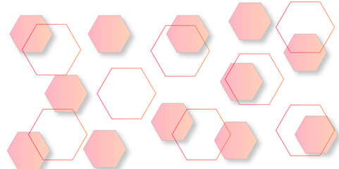 Luxury hexagonal abstract black metal background with golden light lines. Dark 3d geometric texture illustration. Black Hexagonal Pattern Metallic background with black and gold 3d