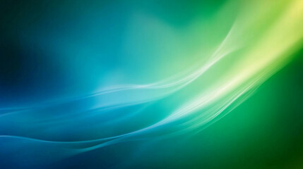 Fototapeta premium Abstract background with flowing lines in shades of blue green and yellow creating a dynamic composition