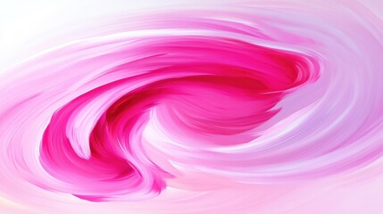 Obraz premium Abstract swirl of pink and white
