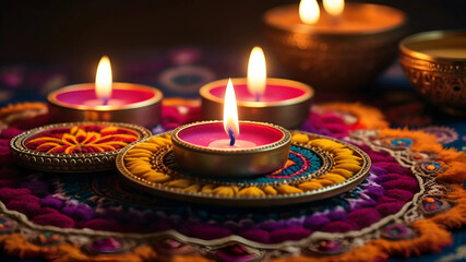 candles on the table