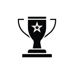 trophy icon, flat, design, vector, illustrations, education, style, trendy, collections