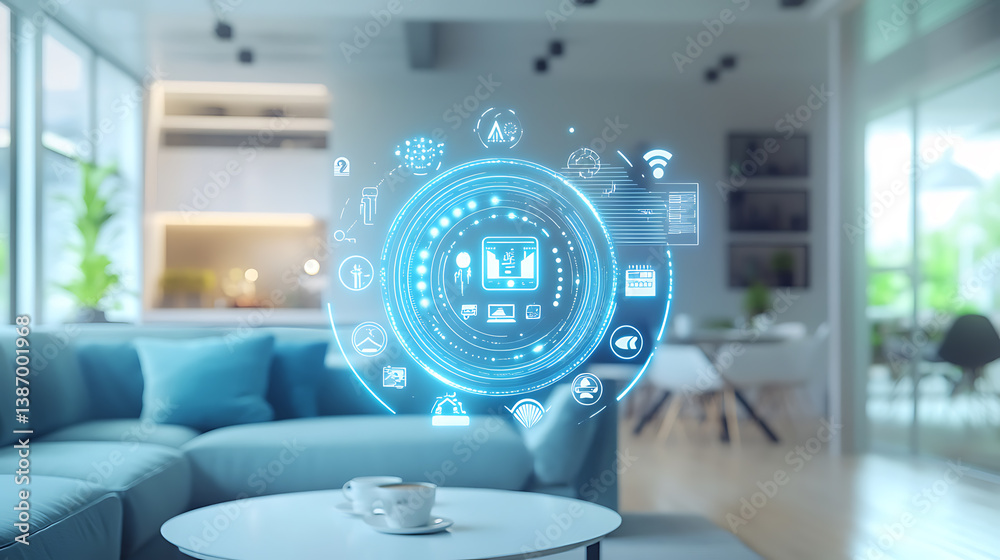 Poster an ai powered system enhancing smart home automation by analyzing user habits, energy consumption, a