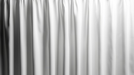 Obraz premium A close-up of smooth, flowing white fabric creating a soft, elegant backdrop.