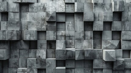 A wall made of gray and black tiles background