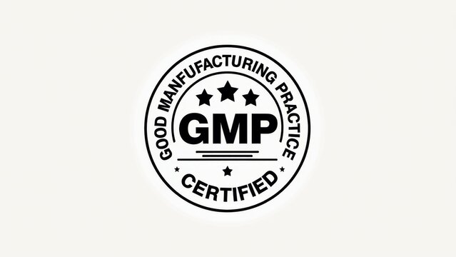 GMP Certified Good Manufacturing Practice Label
