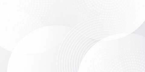 White geometric abstract background overlap layer on bright space with lines effect decoration