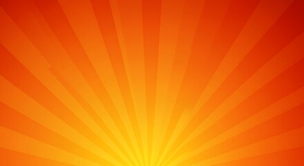 A vibrant sunrise bursting with warmth and energy, radiating golden light and joyful optimism in a dynamic, sunburst design.